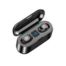 Hot Bluetooth 5.0 Upgrade F9 TWS Earbuds Touch Control Wireless Headsets with 2000mAh Charging Box Portable Mini Sport Earphones 2024 - buy cheap