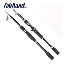 New Lightweight Carbon Rod Telescopic Lure Fishing Rod 1.8m 2.1m 2.4m 2.7m Casting Spinning Rod Travel Winter Spring MH Power 2024 - buy cheap