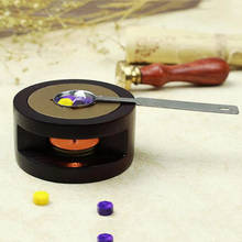 1pc Retro Sealing Wax Furnace Stove Pot Vintage Stamp Wax Seal Beads Sticks Spoon Wax Warmer Melting Glue Furnace Tools Supplies 2024 - buy cheap