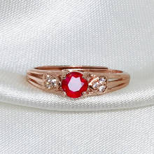 MeiBaPJ натуральный Новый сгорелый рубин, модное кольцо для женщин, Настоящее серебро 925 пробы, изящные свадебные украшения 2024 - купить недорого