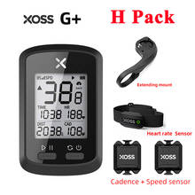 XOSS Bicycle Computer IPX7 Waterproof Cycling Odometer GPS Speedometer Ant+ Cadence Sensor G+ LCD Backlight Smart Bike Stopwatch 2024 - buy cheap