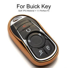 New Soft TPU Car Smart Key Cover Case For Buick Encore Regal gs Enclave Lacrosse Excelle xt Key Chain Ring Shell Fob Accessories 2024 - buy cheap