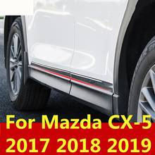 For Mazda CX-5 CX5 CX 5 2017 2018 2019 Anti-rub Body Side Door Rubber Decoration Strips Protector Bumper Bars Car accessories 2024 - buy cheap