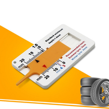 Herramienta de medición para coche, calibrador de profundidad de la banda de rodadura del neumático, calibrador de rueda de remolque, herramienta de reparación para rueda de caravana y motocicleta 2024 - compra barato