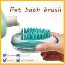 Pet Grooming Kit Pet Hair Removal Brush Soft Comfortable French Bulldog Dog Bath Brush Dog Grooming Supplies Cat Massage Brush 2024 - buy cheap