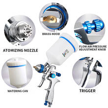 206 Paint Spray Gun Auto Furniture Pot Top Paint Spray Gun High Atomization Pneumatic Spray Gun Spray Tool 2024 - buy cheap