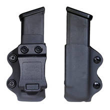 IWB/OWB Gun Holster Single Magazine Case Mag Pouch Fits Glock 17 19 26/23/27/31/32/33 M9 P226 USP 92F Single IWB Magazine Pouch 2024 - buy cheap