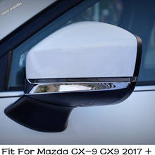 Lapetus-accesorios para Exterior para espejo retrovisor de puerta, cubierta de tira embellecedora ABS para Mazda CX-9 CX9 2017-2020/Kit cromado 2024 - compra barato