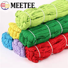 Bandas Elásticas planas de colores para costura, cinta de goma de licra, accesorios para ropa, 10/30M, 6mm, AP301 2024 - compra barato