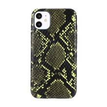for iphone SE 2nd Snake Skin PU Leather Back Case for iphone X XS MAX XR 6 6S 7 8 Plus Retro Leather Cover for Apple 11 Pro Max 2024 - buy cheap