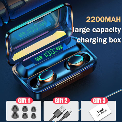 Makarov TWS Bluetooth 5.0 Earphones Wireless Headphone 9D Stereo Sports Waterproof Earbuds Headsets With Microphone Charging Box 2022 - buy cheap