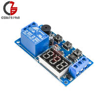 Digital LED Display Time Delay Relay Module Board DC 12V Control Timer Switch Trigger Cycle Module Car Buzzer PLC Automation 2024 - buy cheap