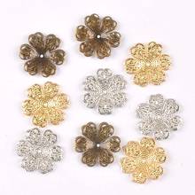 Vintage 3 Colors 10 Style Flowers Wraps Filigree Connectors For Handicraft Scrapbook Embellishments Metal Crafts 20pcs Yk0762-8 2024 - buy cheap