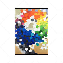 Pintura de diamantes colorida hecha a mano, arte al óleo para decoración de sala de estar, Pintura Artística de alta calidad 2024 - compra barato