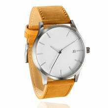 Relógio de pulso feminino com pulseira de couro, relógio de quartzo para mulheres, design retrô, esportivo, para presente, 2020 2024 - compre barato