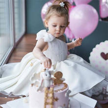 Vestido de fiesta de cumpleaños para niñas, ropa de princesa de Navidad, tutú de flores, vestido de baile de graduación 2024 - compra barato