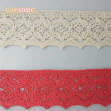 4-5cm width Beige Cotton Lace Trims Handmade Sewing Patchwork DIY Wedding Crafts Garment Ribbon Clothing Sewing Supplies 2024 - buy cheap
