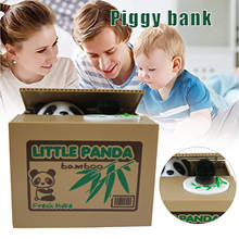 Panda Stealing Money Bank Kids Piggy Bank Toy Coin Bank for Money Saving QJS Shop 2024 - купить недорого