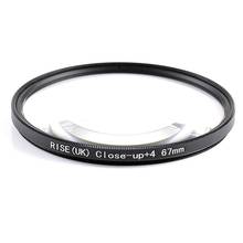 RISE(UK) 67mm Close-Up +4 Macro Lens Filter for Nikon Canon SLR DSLR Camera 2024 - buy cheap