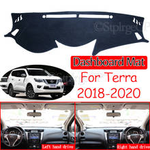 Alfombrilla antideslizante para salpicadero de Nissan Terra, cubierta para salpicadero, parasol, protección contra rayos UV, accesorios para coche, 2018, 2019, 2020 2024 - compra barato