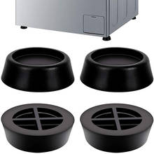 4pcs Anti-slip Noise-reducing Washing Machine Feet Non-slip Mats Refrigerator Anti-vibration Pad Kitchen Bathroom Mat 2024 - buy cheap
