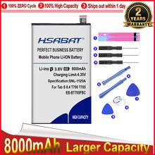 HSABAT-Batería de EB-BT705FBC de ciclo 0 para Samsung GALAXY Tab S, acumulador de repuesto de 8000mAh, 8,4 EB-BT705FBE, T701, T705 2024 - compra barato