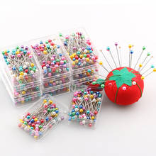 Agujas de grano de perlas de colores, marcador de posicionamiento, agujas de ropa hechas a mano, de 39mm, 100 unids/set por juego 2024 - compra barato