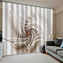 Morden curtains Vortex curtain 3D Curtain Luxury Blackout Window Curtain Living Room 2024 - buy cheap