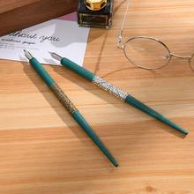 Suporte de caneta de caligrafia de mangá de madeira, suporte com 6 pontas para desenhos, escola e escritório c26 2024 - compre barato