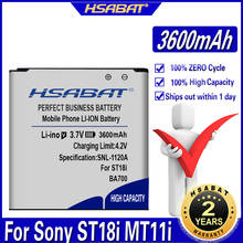 Hsabat 3600 mah ba700 bateria para sony ericsson xperia ray st18i mt11i mk16i mt15i, xperia neo mt15i pro mk16i 2024 - compre barato