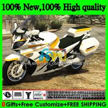 FJR1300A For YAMAHA FJR-1300 FJR1300 01 02 03 05 06 07 119BS.50 Yellow white FJR 1300 2001 2002 2003 2004 2005 2006 2007 Fairing 2024 - buy cheap