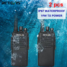 DMR радио цифровая рация Водонепроницаемый IP67 Retevis RT81 2 шт. UHF двухсторонний радиоприемопередатчик для фермы завод склад 2024 - купить недорого