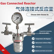 500ml Hydrothermal synthesis Autoclave Reactor vessel + inlet outlet gauge 6Mpa ATT 2024 - buy cheap