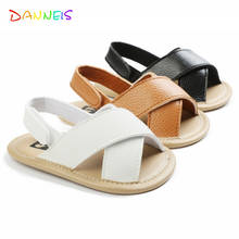 2020 New arrival Rome Style Leather Baby Boys Sandals Newborn Casual Hollow Sandals Shoes Soft Sole Breathable Toddler Footwear 2024 - buy cheap