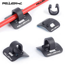 RISK Bicycle Cables Housing Aluminum Bike Oil Tube Fixed Clips C Shape Shift Brake Guide Cable Tube Fixed Clamp Frame Buckle 2024 - buy cheap