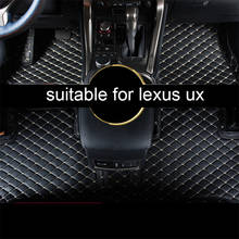 leather car floor mats for lexus ux ux200 ux250h ux260h 2019 2020 accessories cover styling rug carpet 2024 - buy cheap