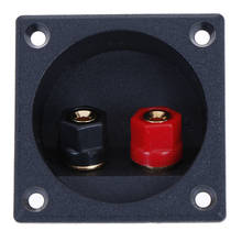 1PCS Speaker Box  Square Shape Double Binding Post Type Speaker Box Terminal Cup 2024 - buy cheap