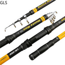 2.1M-3.6M Telescopic Spinning Fishing Rod  Sea Rod FRP fishing Equipment Practical Tool 2024 - buy cheap