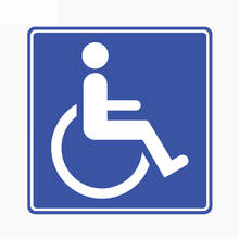 Dasasaru-pegatina de advertencia de discapacidad para coche, calcomanía impermeable para ordenador portátil, Maleta, camión, motocicleta, accesorios de PVC,11cm * 11cm 2024 - compra barato
