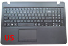 US  new laptop keyboard with touchpad palmrest for SAMSUNG  300E5K NP300E5K 2024 - buy cheap