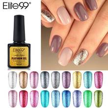 Elite99-gel para uñas, esmalte para decoración de uñas, para unas uñas con brillo, LED UV, gel brillante y platino, laca semipermanente, para manicura, 10ml 2024 - compra barato