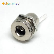 5 pçs/lote DC099 5.5x2.1mm 5.5x2.5mm DC Power Jack Soquete Feminino Panel Mount Connector DC-099 5.5*2.1 5.5*2.5mm Buraco Aberto 11M 2024 - compre barato