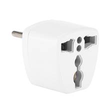 Universal Power Plug Travel Converter Adapter Converting From US UK AU To EU​​ Plug Plastic Suitable For EU Application 2024 - buy cheap