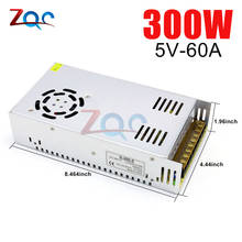 AC-DC Switching Power Supply Source Adapter Light Transformer 110V 220V To 5V 60A 300W For Led Strip CCTV Voltage Regulator 2024 - buy cheap