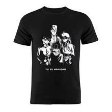 Camiseta de algodón Unisex, ropa artística de Yu Hakusho 2024 - compra barato