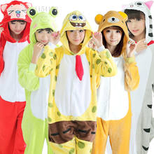 Pijama cosplay de animais kigurumi, pijama adulto, para festa de halloween 2024 - compre barato