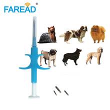Free shipping 1.4x8mm/2*12mm Bioglass tag FDX-B dog chip Animal implantable ISO RFID turtle microchip injector pet chip syringe 2024 - buy cheap