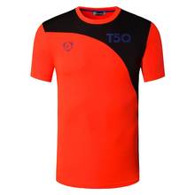 Jeanencontrana camiseta esportiva, camiseta com manga curta para corrida, academia, treino, futebol, dry fit lsl145 laranja 2024 - compre barato