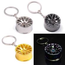 Wheel Hub Key Chain Tire Styling Car Key Ring Man's Keychain Car Key Chain Cool Keychain Keyring Gift 2024 - buy cheap