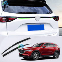 Подходит для Mazda CX5 CX-5 CX 5 2017 2018 2019 KF ABS хром refit rearguards багажник задний бампер задняя коробка отделка 2 шт 2024 - купить недорого